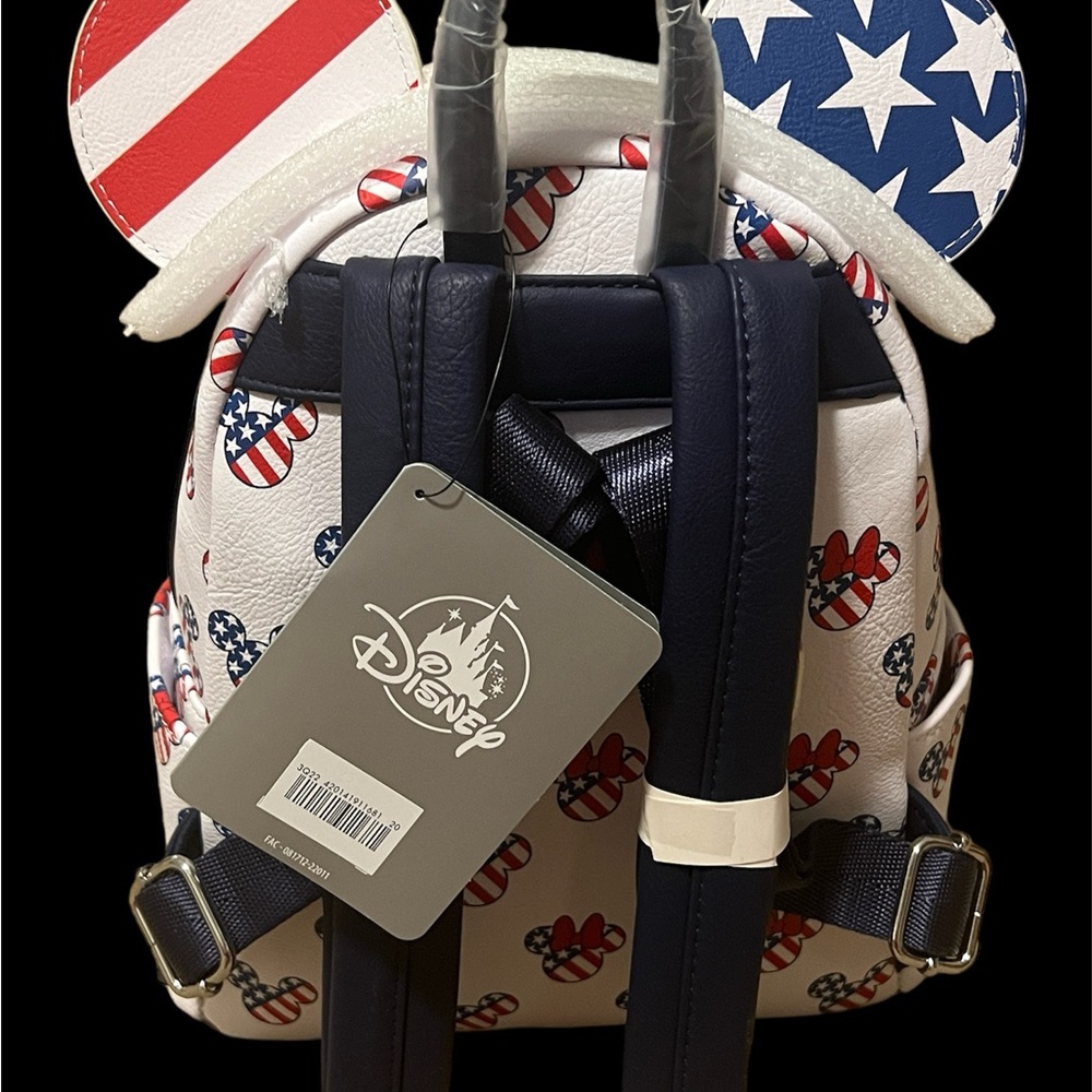 Disney Parks Loungefly star spangled banner Mickey mini bag. - Picture 2 of 2